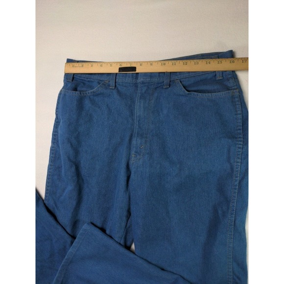 Town Craft Women's Light Blue Jeans Size W36 L30 Made In USA - Picture 3 of 10